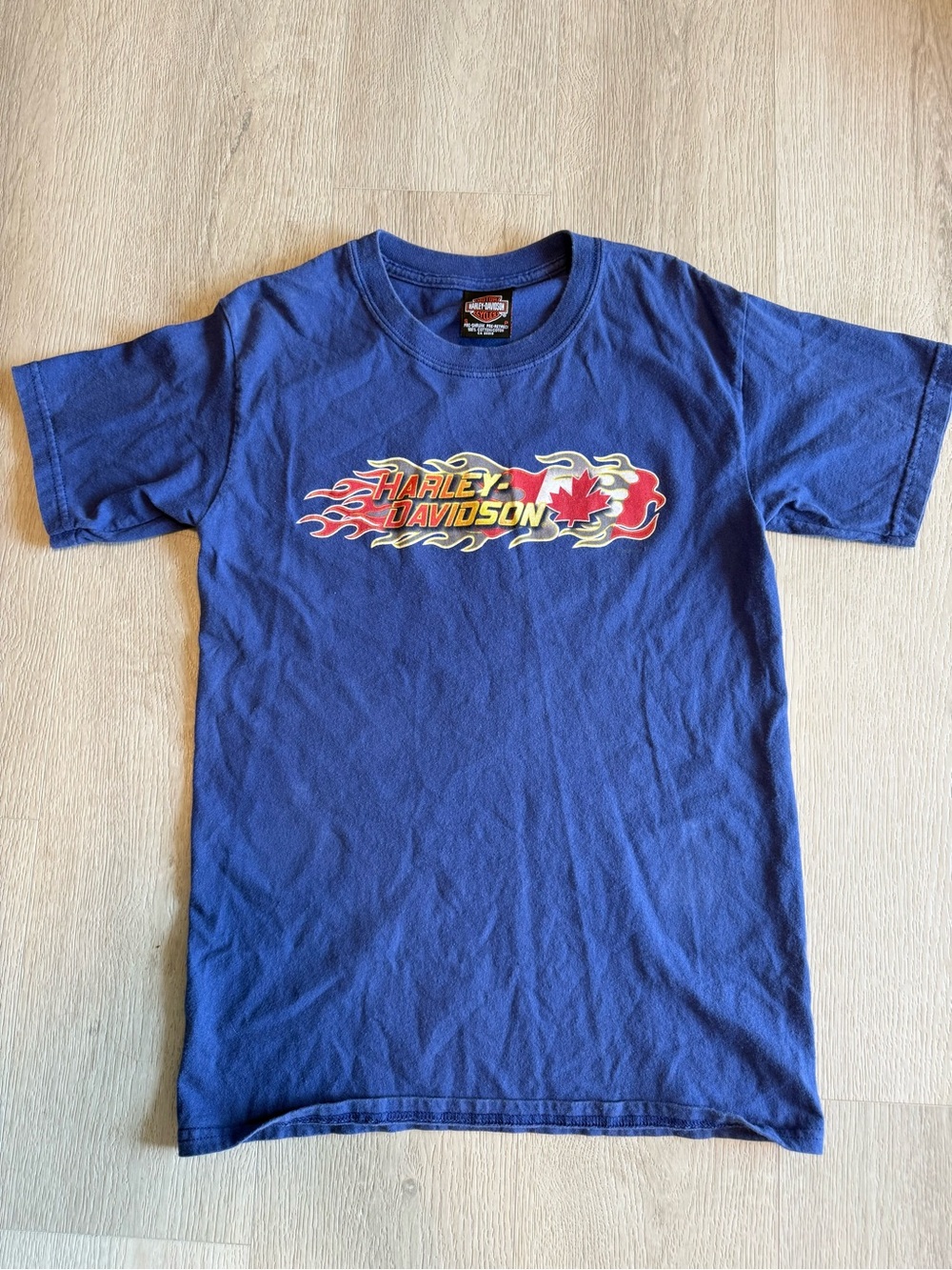 Vintage 2001 Harley-Davidson Dartmouth Nova Scotia Double-Sided T-Shirt Small